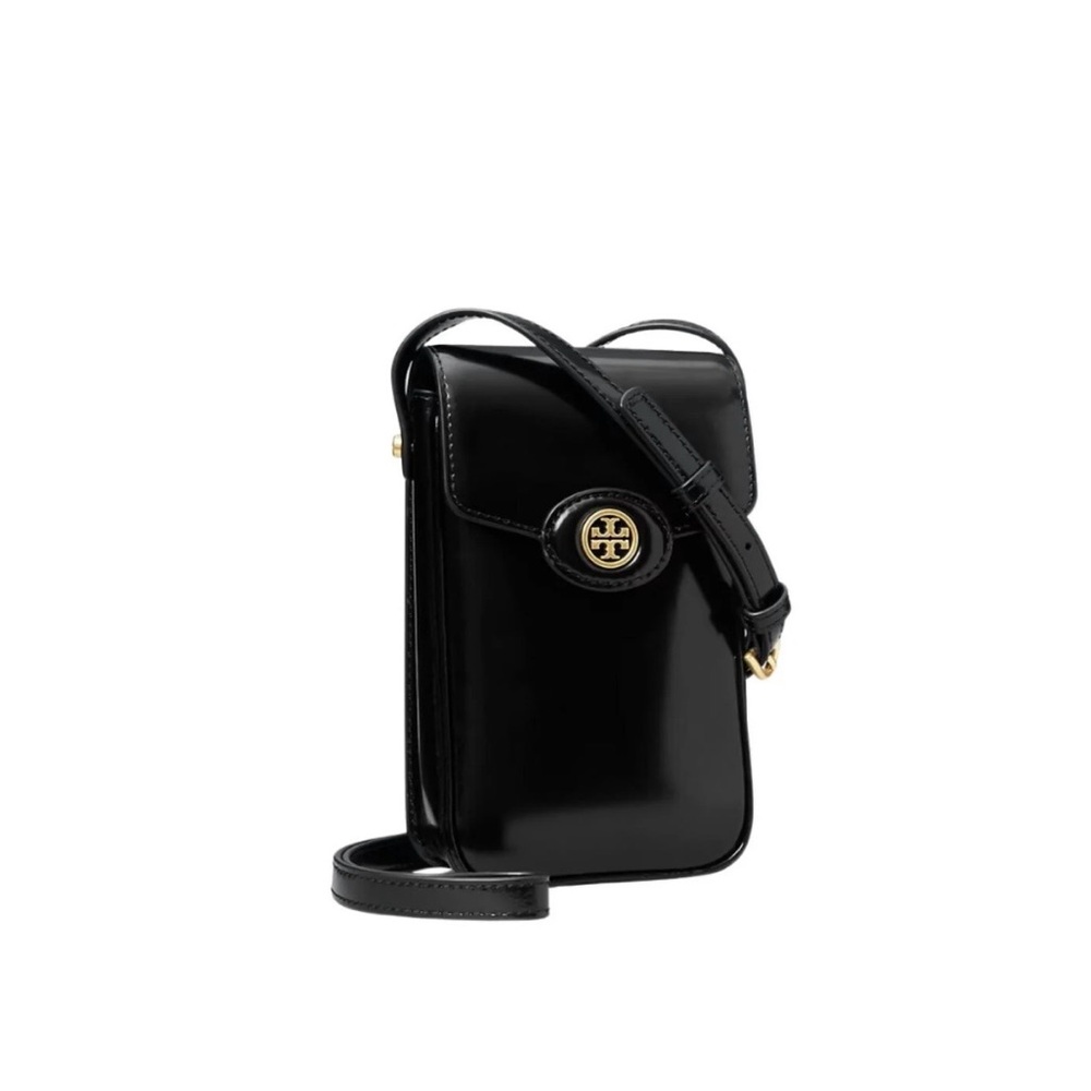 Tory Burch Glossy Black Crossbody Bag NWT